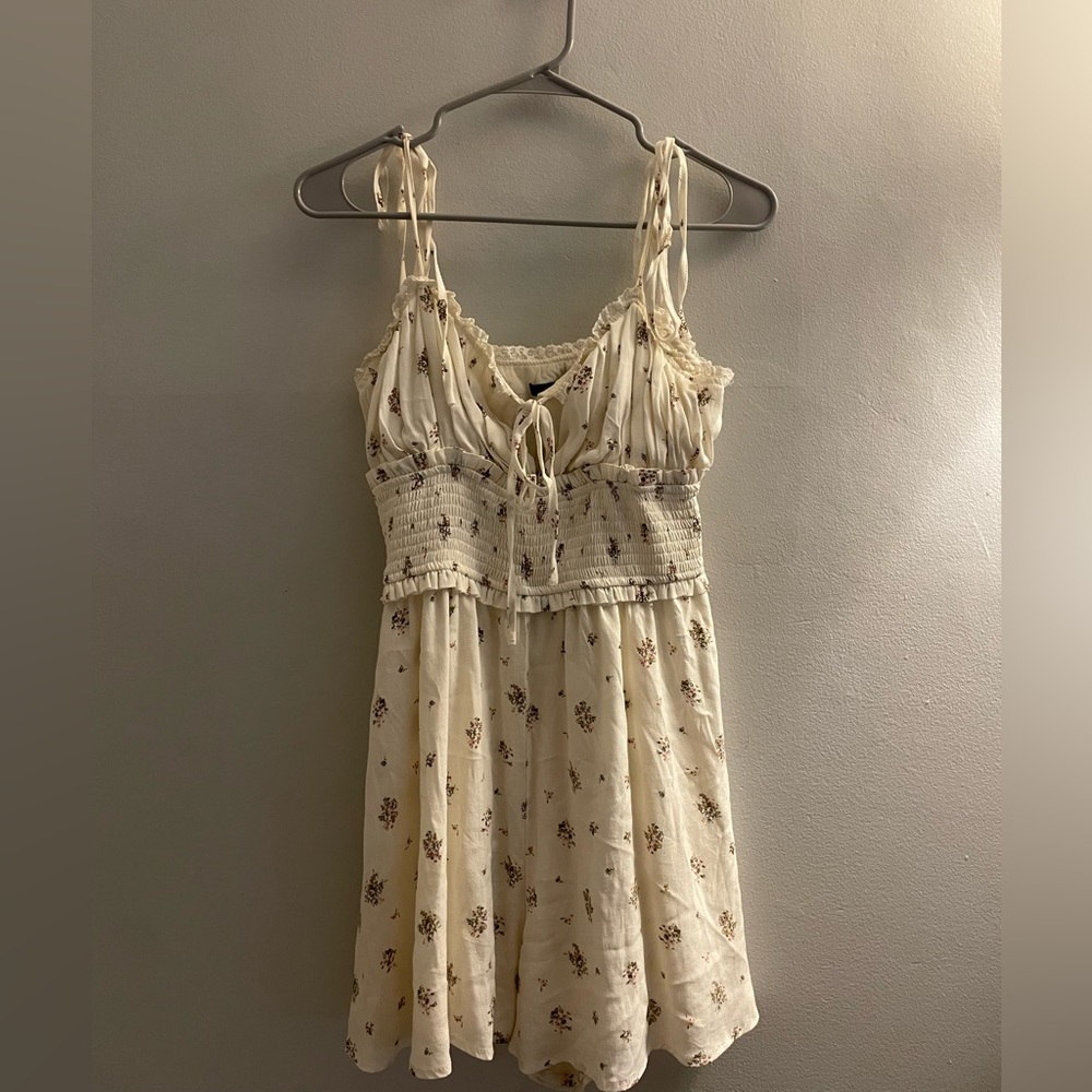 Flower Print Romper